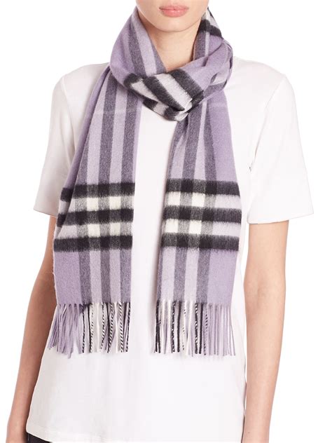 burberry purple scarf